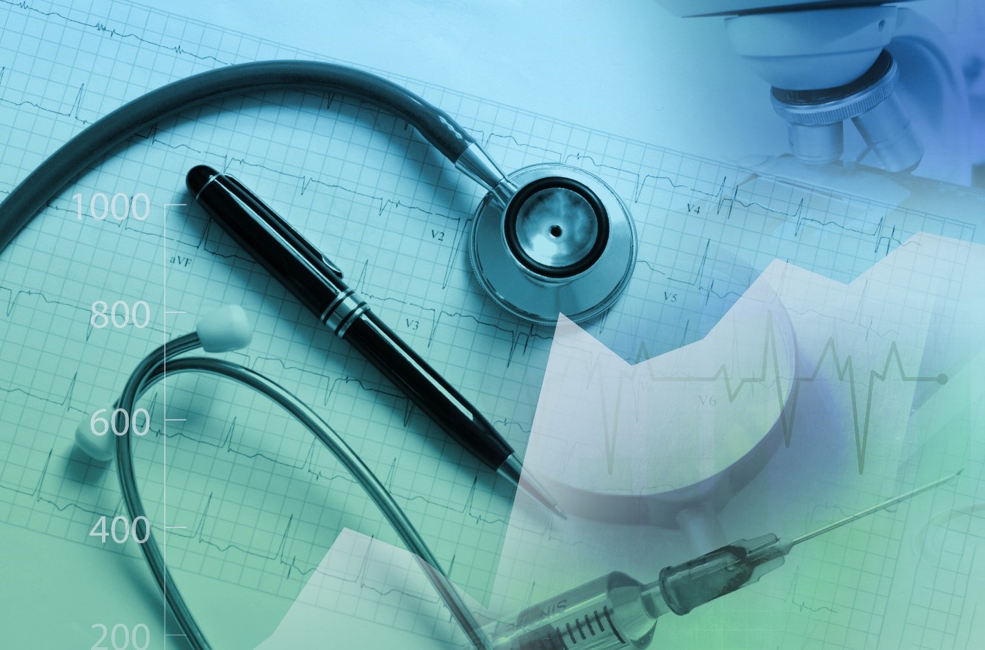Course A pen, stethoscope and paper on top of a table.